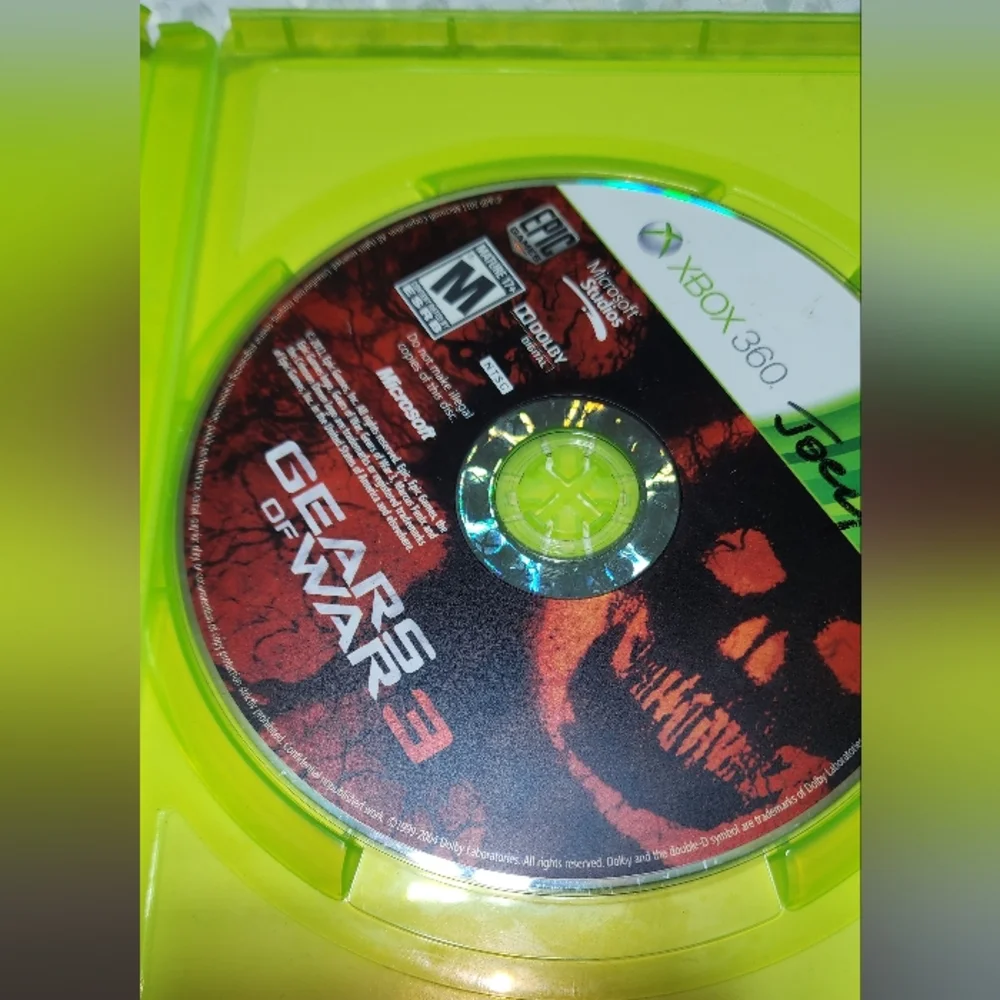 MICROSOFT EUC XBOX360 GEAR OF WAR 3 VIDEO GAME